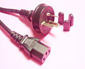 Australia AS 3112 Plug to IEC C13 Power Cords